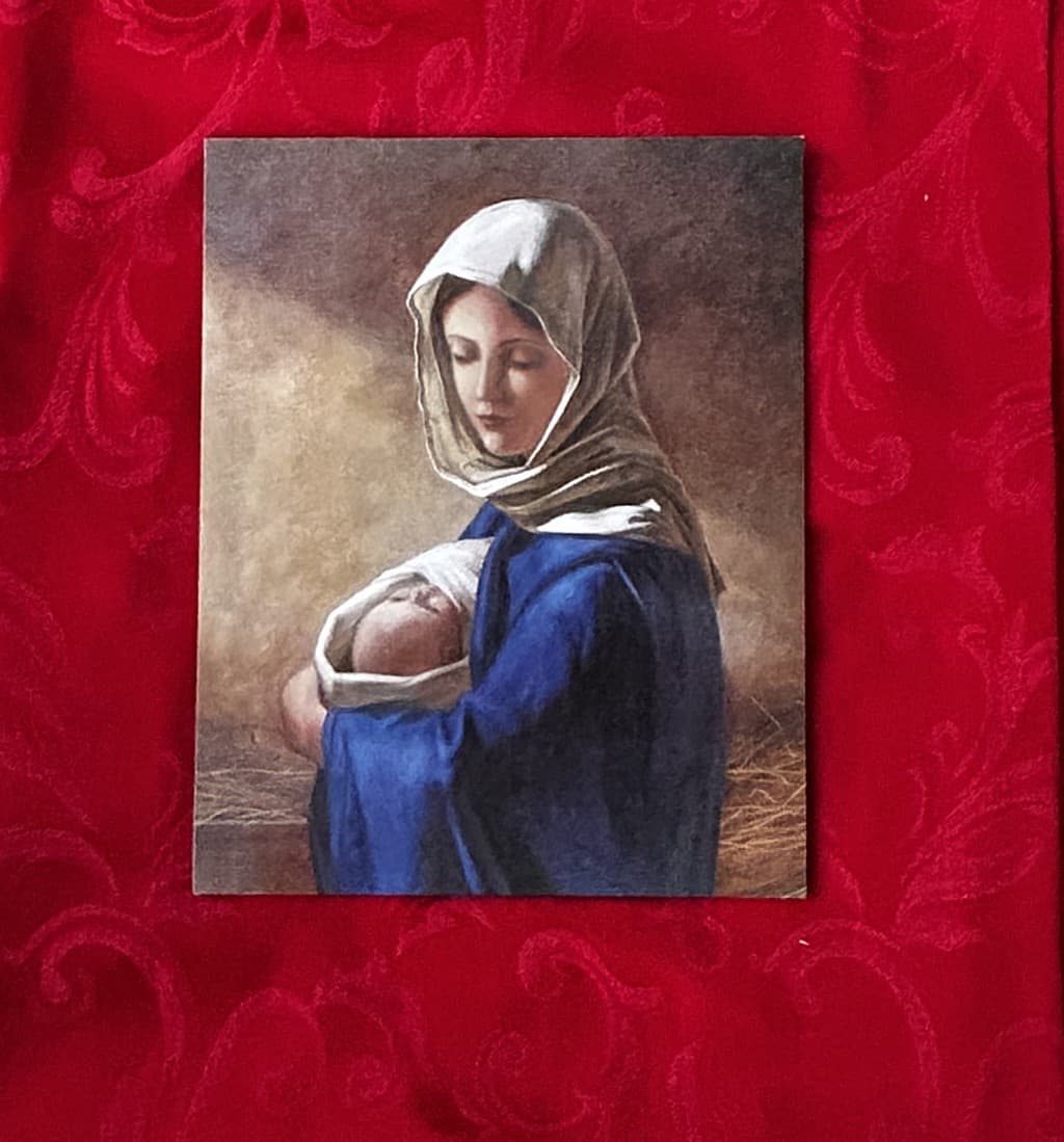 Mary with Child Jesus, A