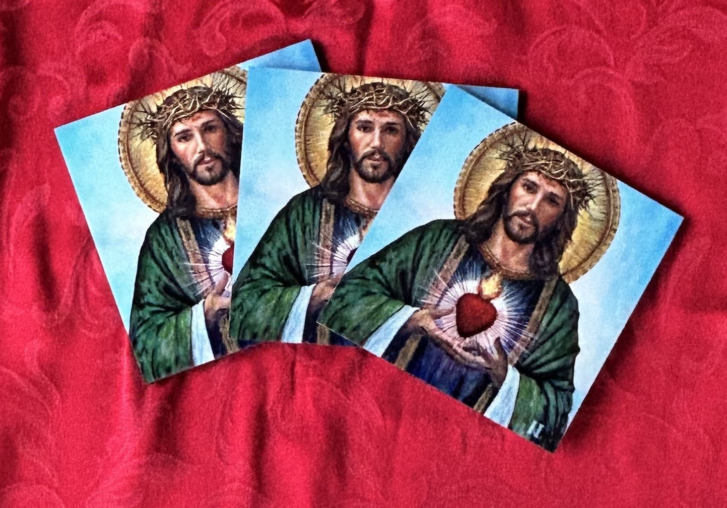 The Sacred Heart of Jesus (Cor Salvatoris), 8×8 in.
