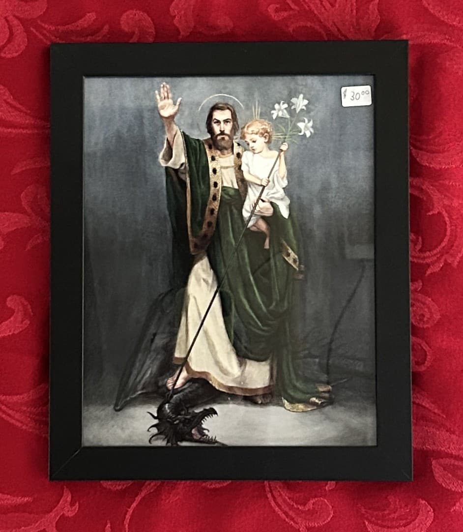 St. Joseph, Terror of Demons, 8x10 inches