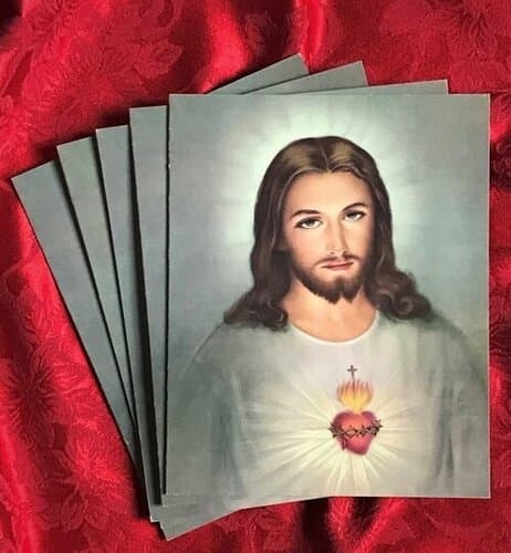 Sacred Heart of Jesus, D, 8x10 inch