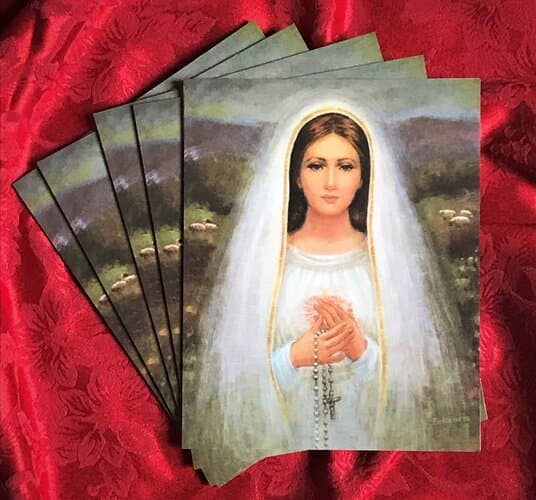Immaculate Heart of Mary, C, 12x16 inches