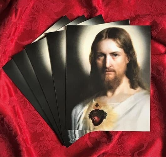 Sacred Heart of Jesus, G, 8x10 inches