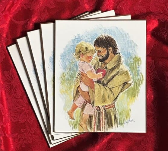 First Holy Communion – Jesus with Young Girl, 8x10 inches