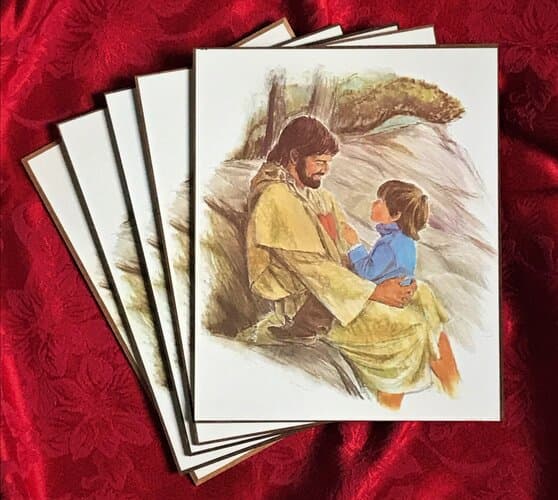 First Holy Communion – Jesus with Young Boy, 8x10 inches