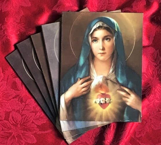 Immaculate Heart of Mary – Classic Plaques (English), 6x8 inches
