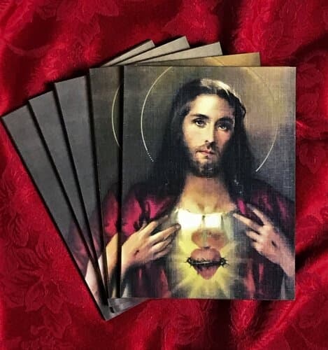 Sacred Heart of Jesus – Classic Plaques (English), 6x8 inches