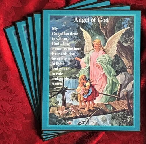 Baptismal/Angel of God Plaque, 8x10 inches