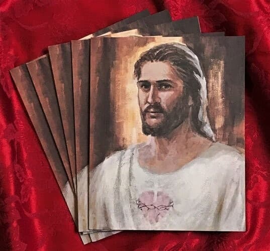 Sacred Heart of Jesus, E, 12x16 inches