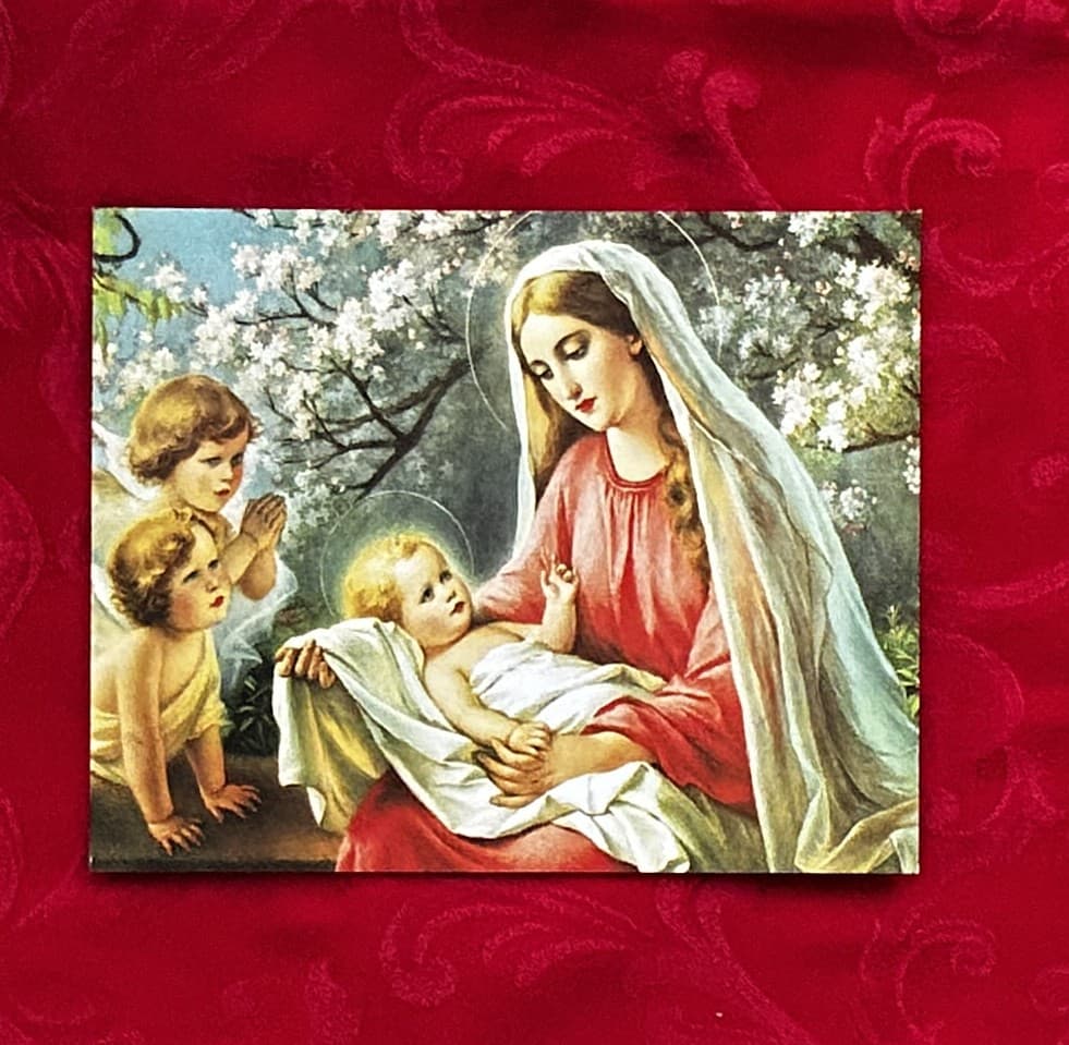 Mary with Child Jesus, C, 8x10 inches