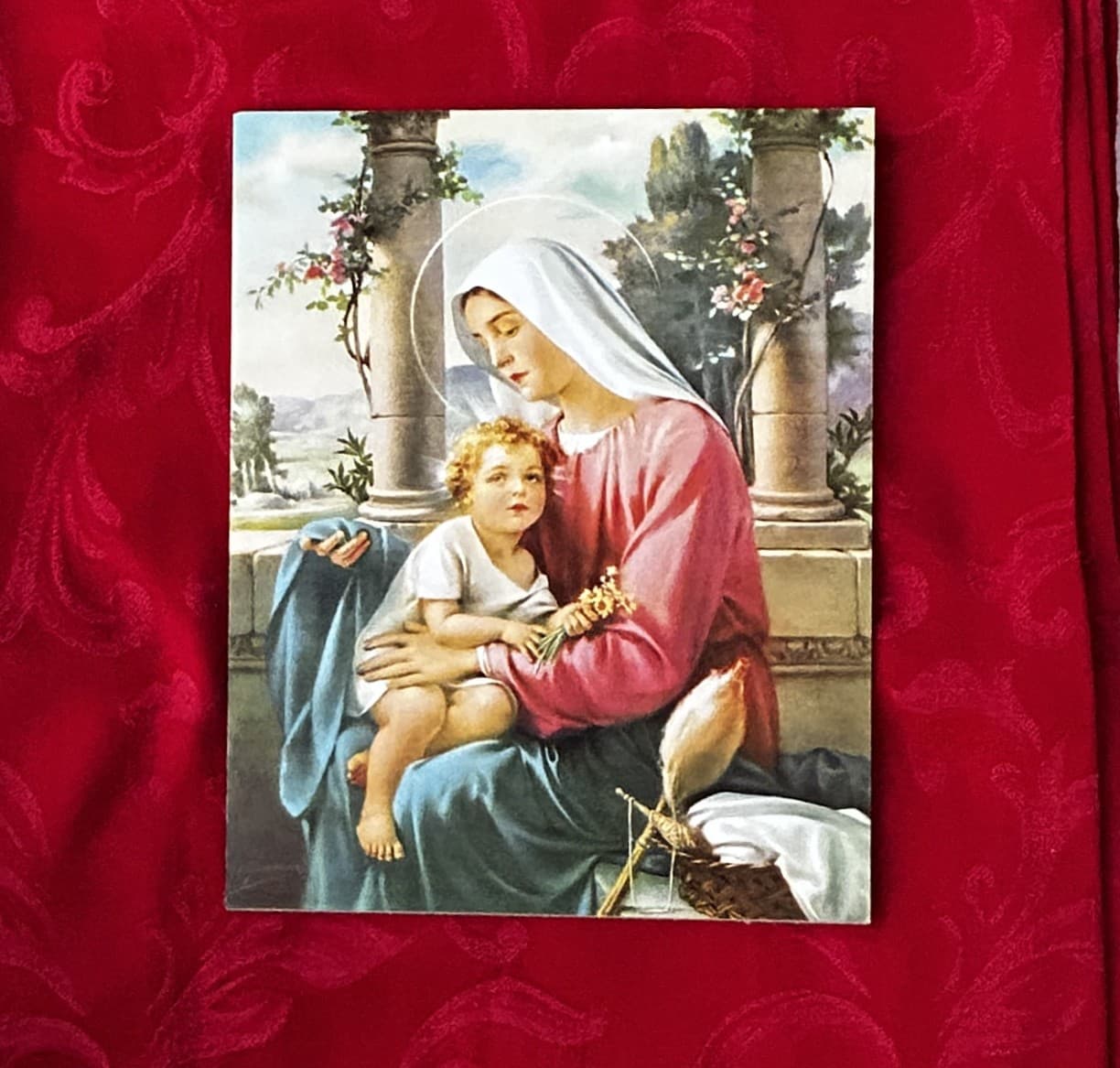 Mary with Child Jesus, B, 8x10 inches