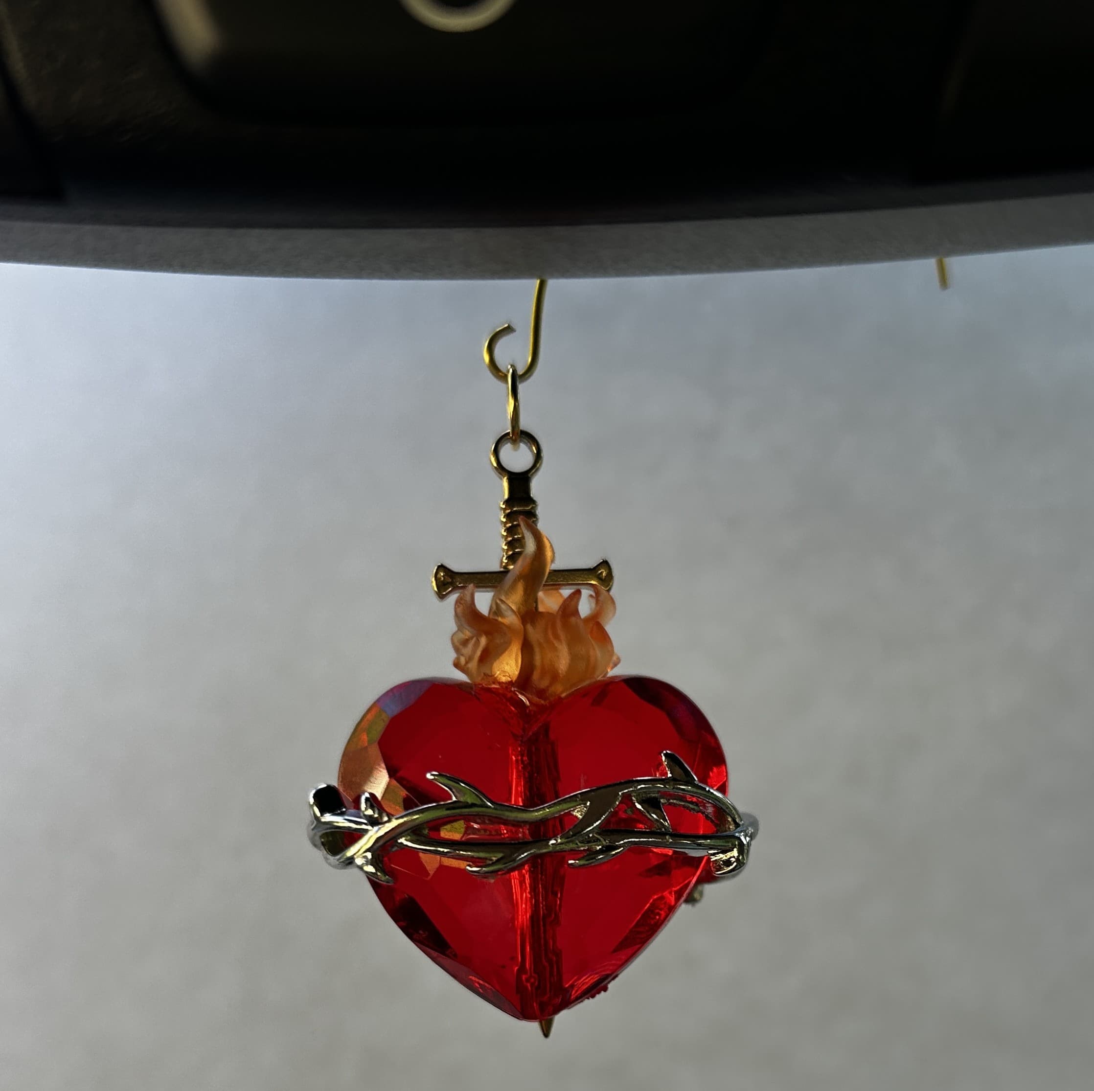 Handcrafted Sacred Car Heart